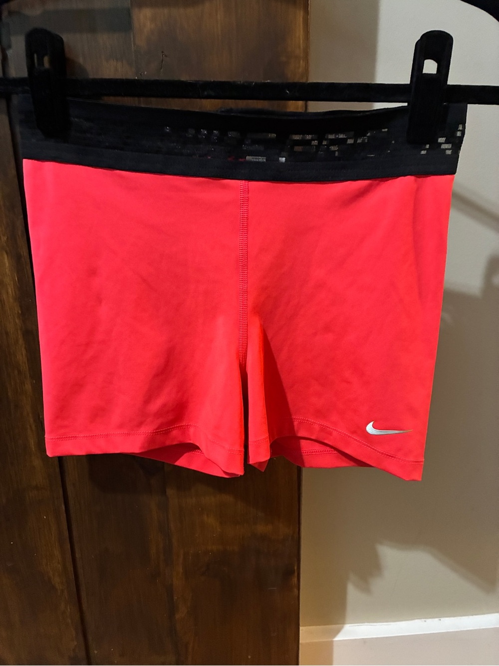 Nike Pro Dri-FIT Shorts Womens Branded Waistband Medium Gym Workout Run Yoga EUC